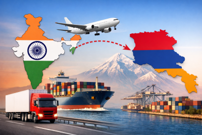 India to Armenia cargo shipping